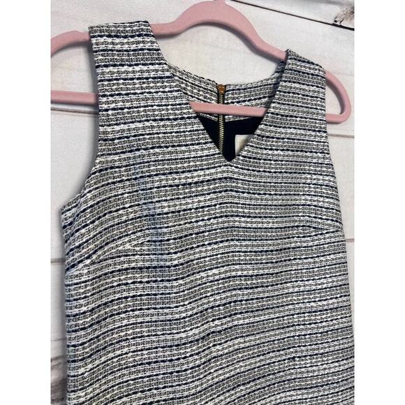 Sail to Sable Dress Size 4 Feathers Zipper Shimmery - Picture 5 of 6